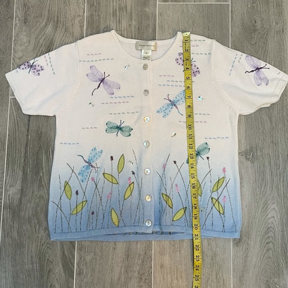 Vintage Susan Bristol Hand Embroidered Cardigan - Picture 11 of 11